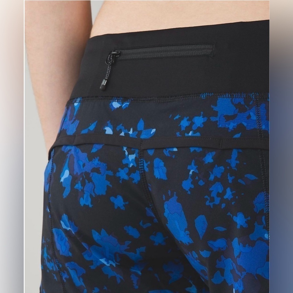 Lululemon Speed Up Shorts Womens Running Stretch Lined Black 2.5" Active Sz 8 - Picture 6 of 16